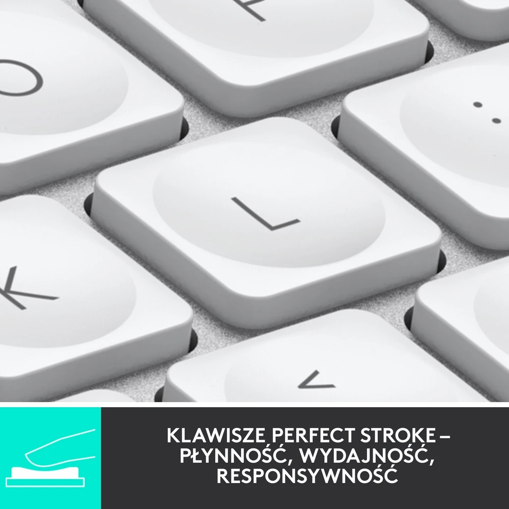 Belaidė klaviatūra Logitech MX Keys Mini skirta Mac, Blyškiai pilkos spalvos (US)