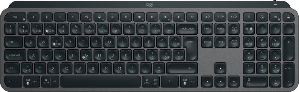 Klaviatūra Logitech MX KEYS S - GRAFITO - CH - BT - - N/A - CENTRAL-419
