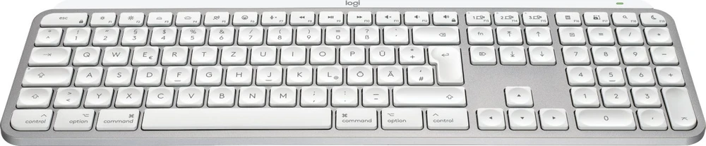 Klaviatūra Logitech MX KEYS S FOR MAC - PALE Pilkas - DEU - EMEA 28-935