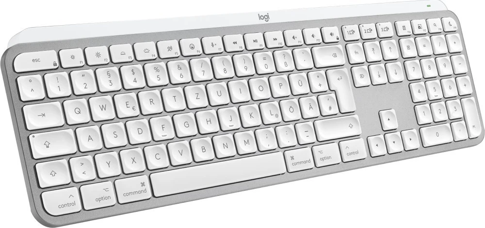 Klaviatūra Logitech MX KEYS S FOR MAC - PALE Pilkas - DEU - EMEA 28-935