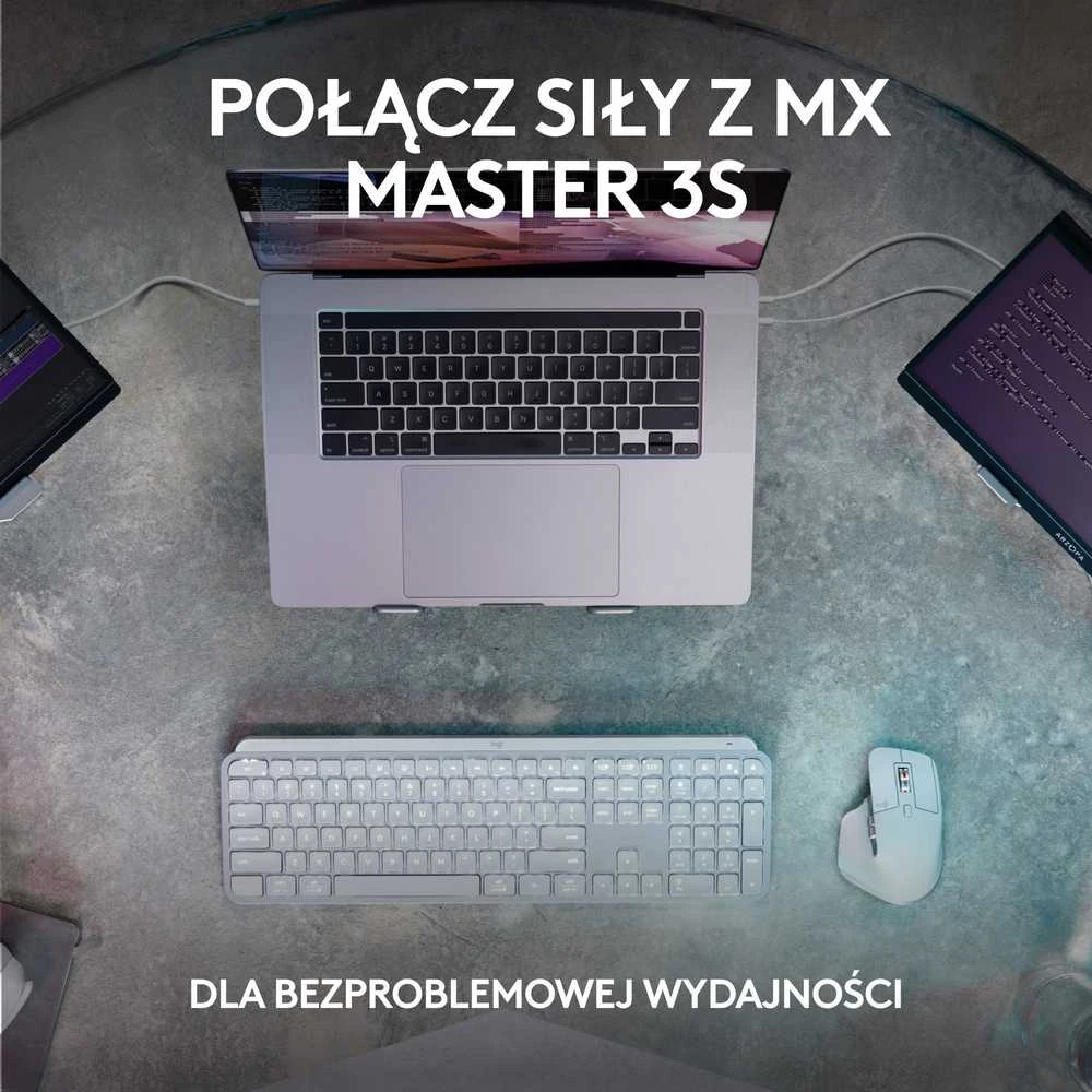 Belaidė klaviatūra Logitech MX Keys S, Išdėstymas: US (Qwerty)