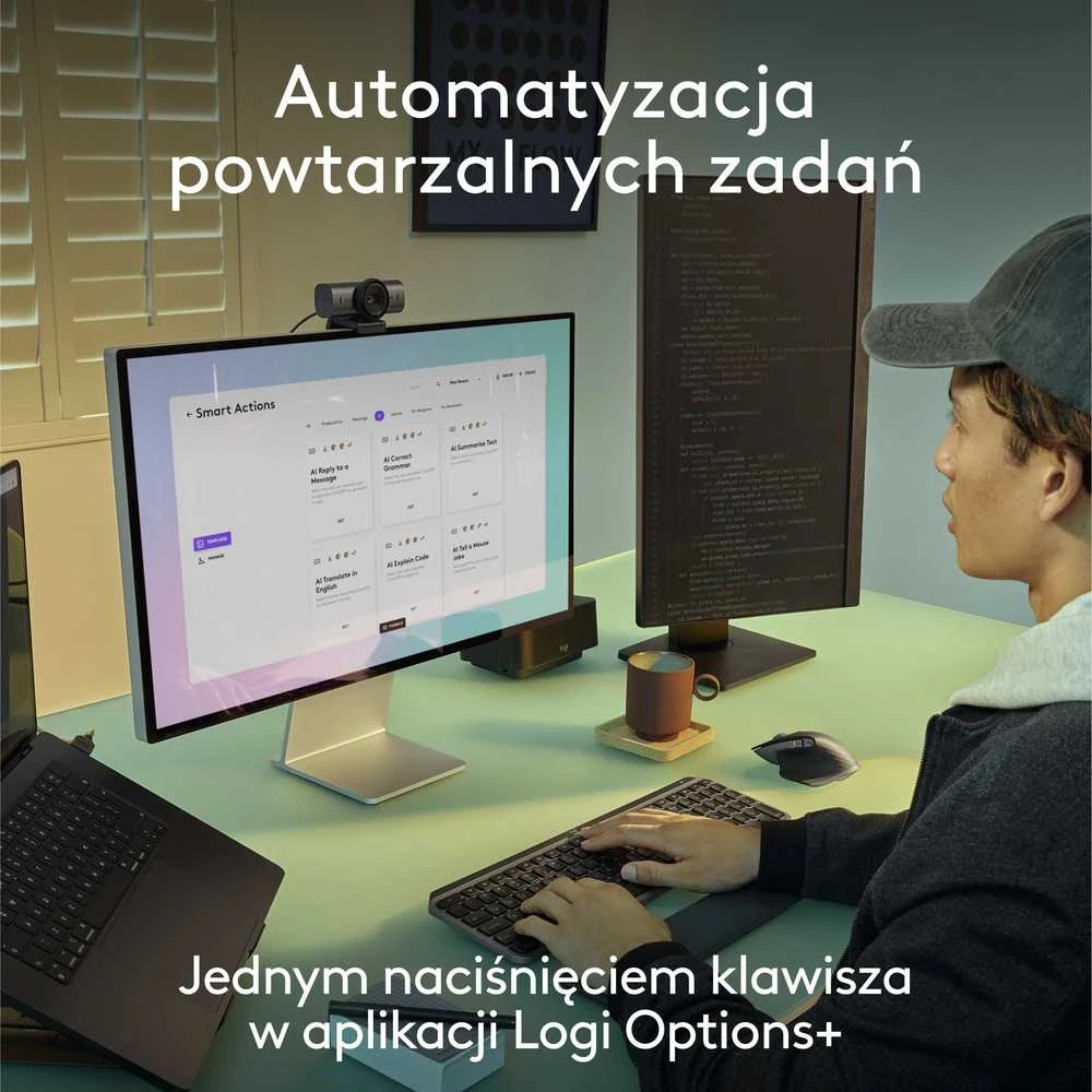 Klaviatūra Logitech MX Keys S for Mac belaidė 100% (full-size) su pašvietimu pilka