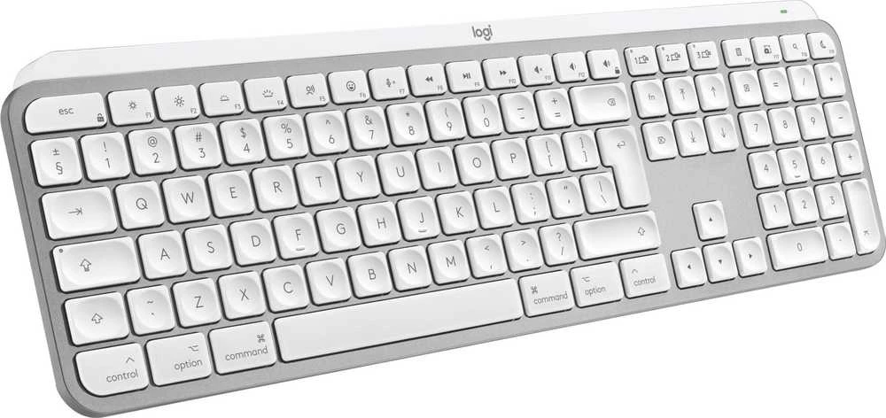Klaviatūra Logitech MX Keys S for Mac belaidė 100% (full-size) su pašvietimu pilka