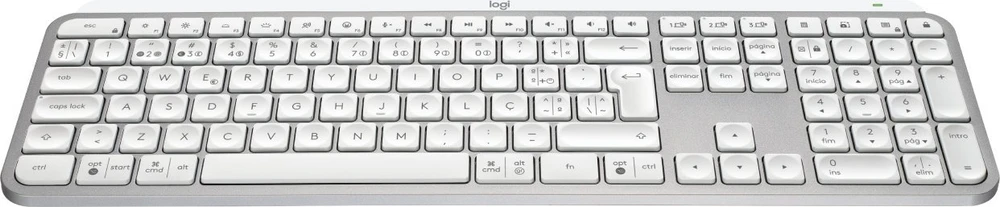 Klaviatūra Logitech MX KEYS S - PALE Pilkas PTG - BT - - N/A - MEDITER-412