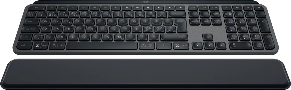 Belaidė klaviatūra Logitech MX Keys S, su atrama delnams, Išdėstymas: Šiaurės šalių (Qwerty)