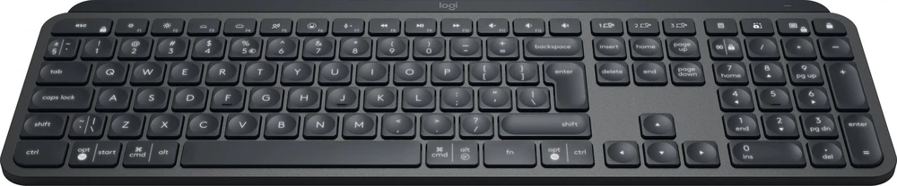 Klaviatūra LOGITECH MX KEYS verslui - GRAPHITE - PAN - BT - NORDIC-613