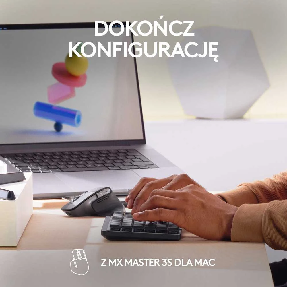Klaviatūra Logitech MX Mechaninė Mini for Mac/ belaidė/ grafitas/ US