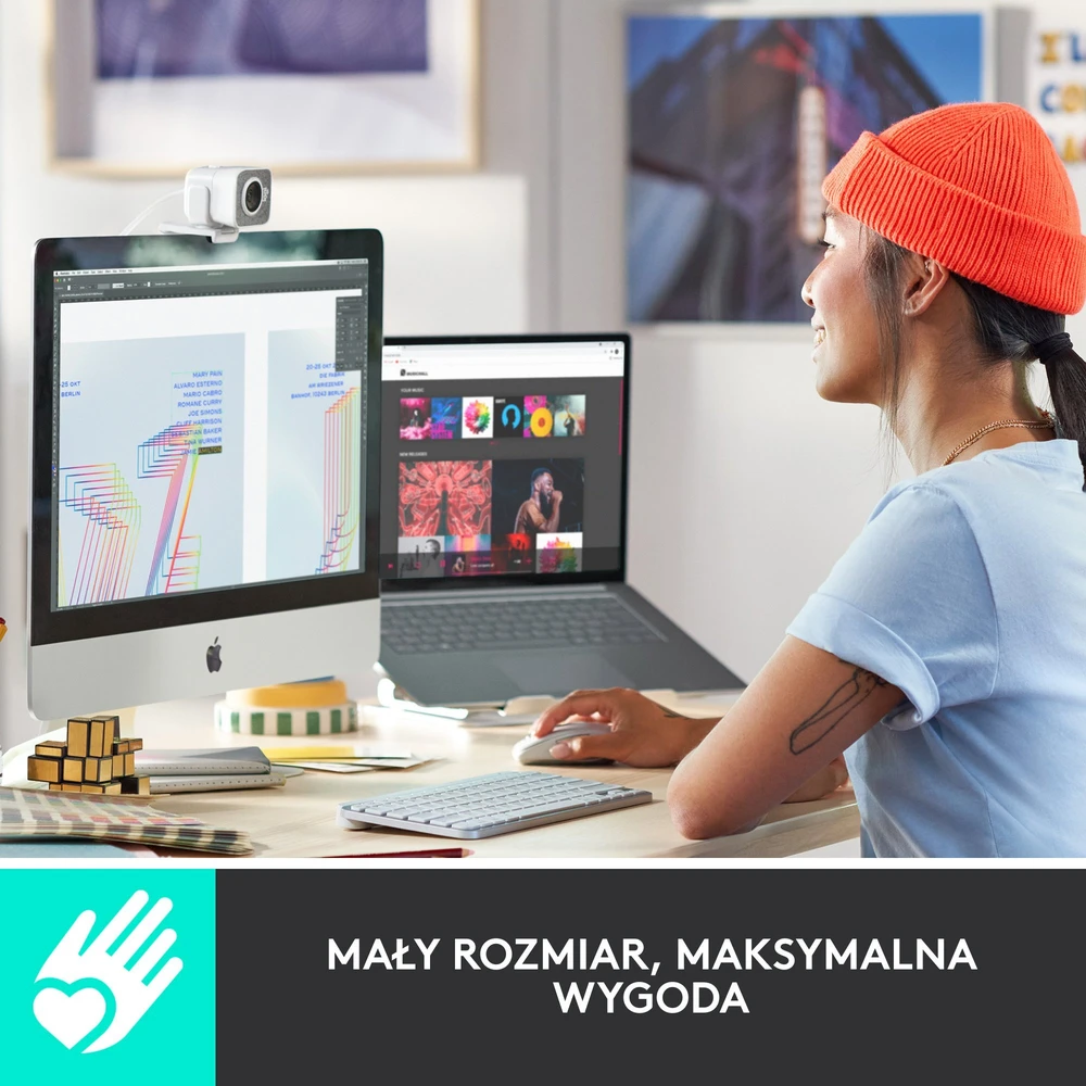 Belaidė klaviatūra Logitech MX Keys Mini skirta Mac, Blyškiai pilkos spalvos (US)