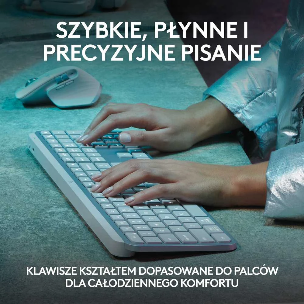 Belaidė klaviatūra Logitech MX Keys S, Išdėstymas: US (Qwerty)