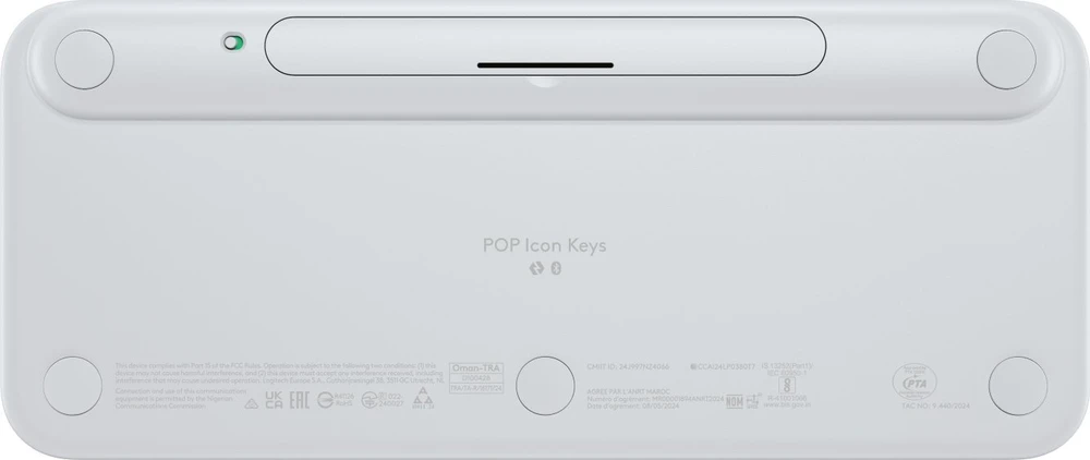 Klaviatūra Logitech POP ICON KEYS - KB OFF Baltas - DEU - CENTRAL-419