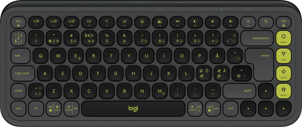 Klaviatūra Logitech Pop Icon Keys SWE (W), grafitas