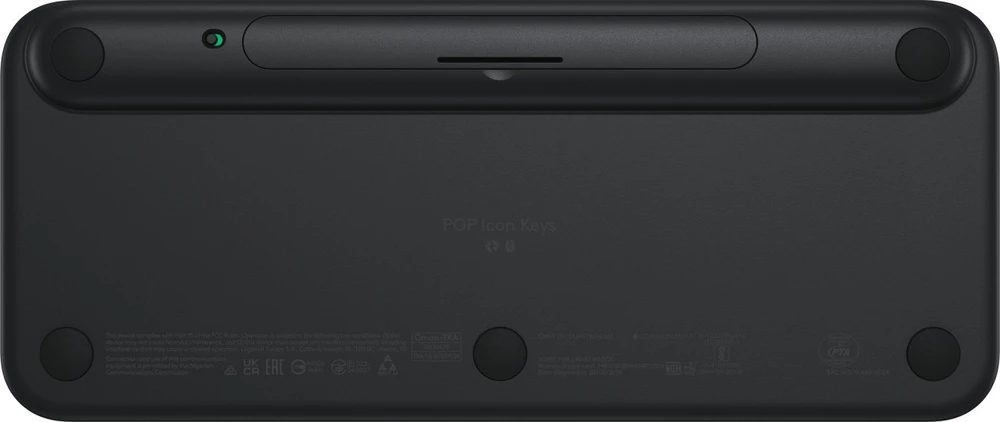 Klaviatūra Logitech Pop Icon Keys SWE (W), grafitas
