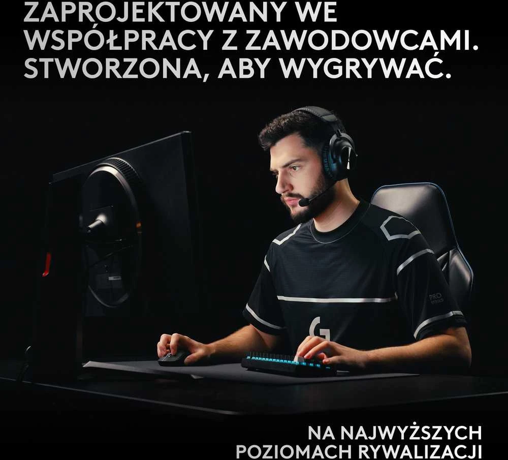 Logitech G PRO X 60 Wireless - US INT'L išdėstymas - GX Optical Tactile Switches - Juodas (Juoda) Optinė Belaidė Žaidimų Klaviatūra