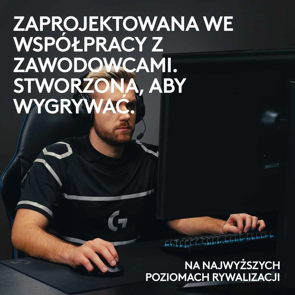 Žaidimų klaviatūra Logitech G Pro X TKL Lightspeed, US išdėstymas, Rožinės spalvos