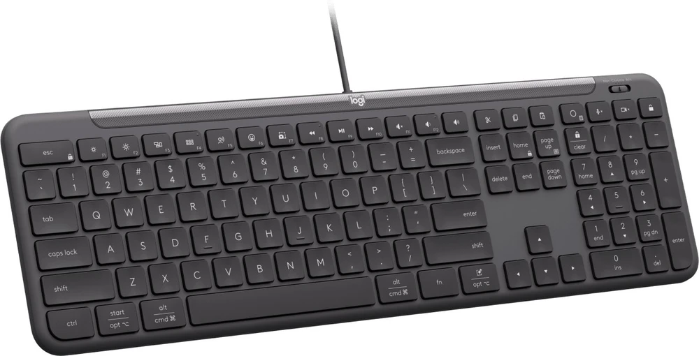 Klaviatūra Logitech su laidu KB K620 verslui - GRAPHITE - DEU - CENTRAL-419