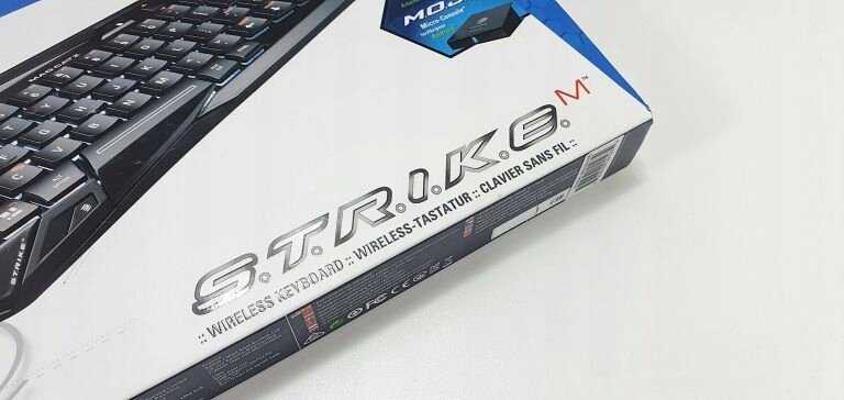Klaviatūra Mad Catz Belaidė kalwiatura STRIKE M AZERTY