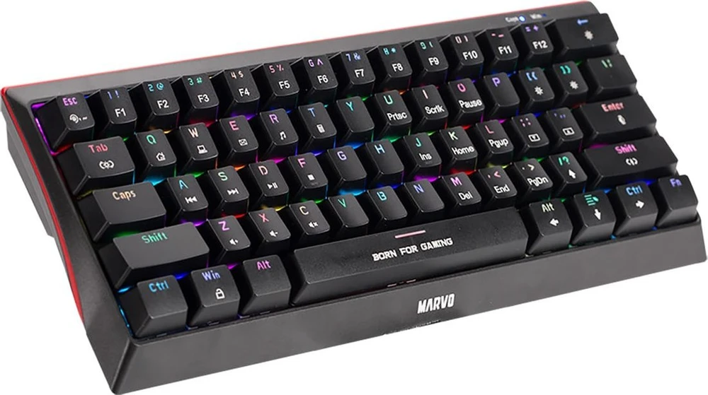 Klaviatūra Marvo KG962 60% su RGB (US,