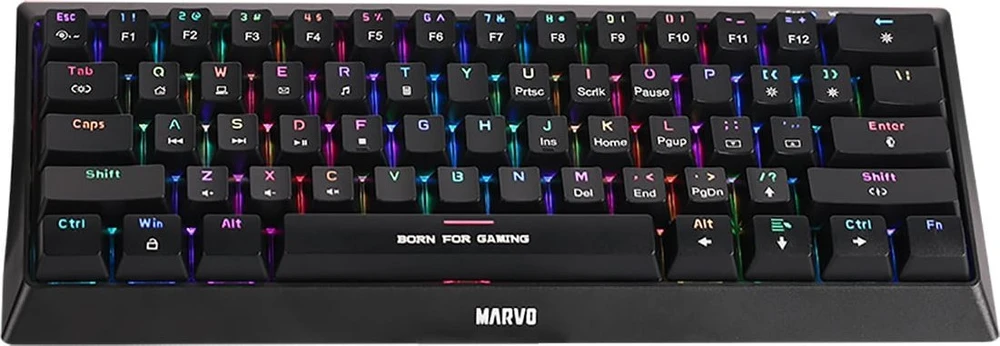 Klaviatūra Marvo KG962 60% su RGB (US,