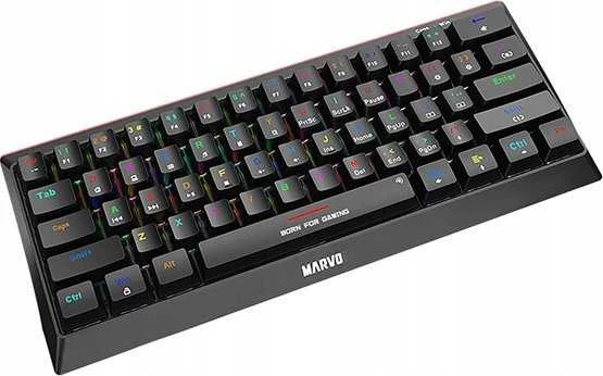 Klaviatūra Marvo KG962 RGB (Juoda)