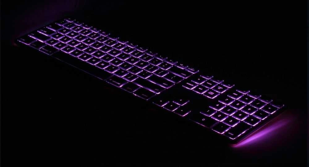 Matias Klaviatūra aliuminio Mac apšvietimas RGB Sidabrinis