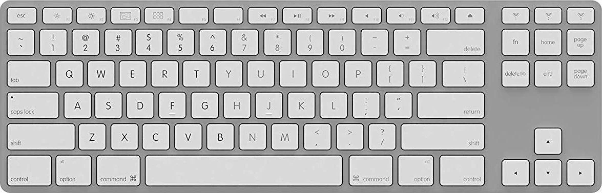 Matias Klaviatūra aluminum Mac Tenkeyless bluetooth Sidabrinis