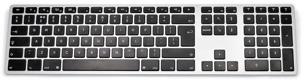 Matias Klaviatūra aliuminio Mac bluetooth Kosminė pilka