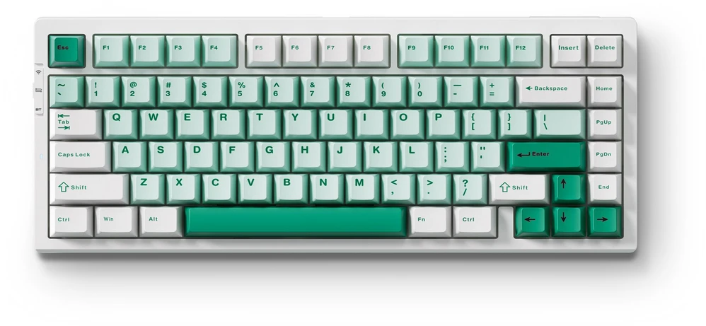 MCHOSE G75 Pro - US išdėstymas - Matcha Latte - Žalias (Žalia) Belaidė Žaidimų Klaviatūra