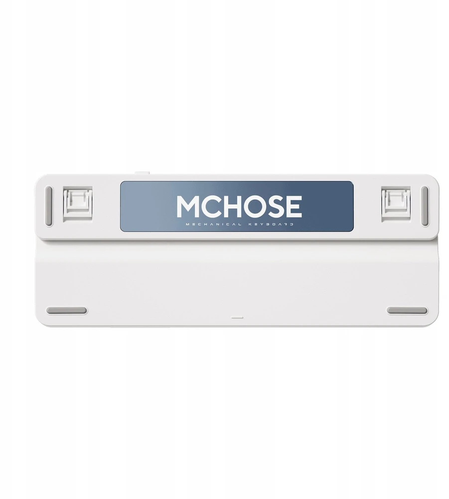MCHOSE K99 belaidė mechaninė klaviatūra| US | Hyacinth Switch | 2.4GHz, BT | Balta-mėlyna