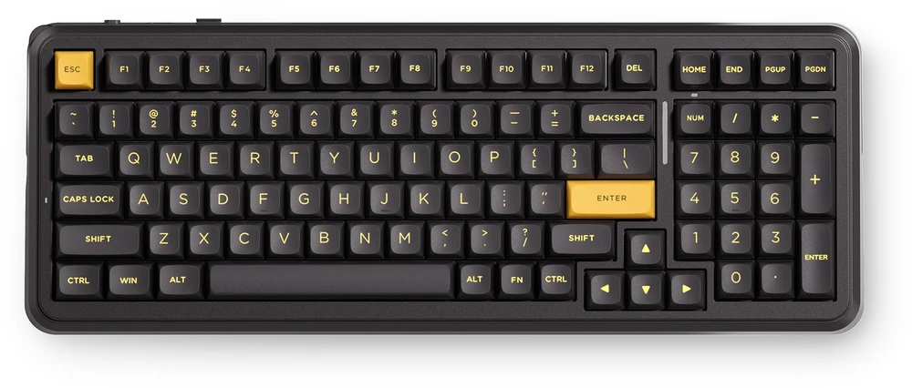 Klaviatūra žaidimams Mchose MC-K99V3-7 belaidė mechaninė MCHOSE Icy Creamsicle su pašvietimu juoda