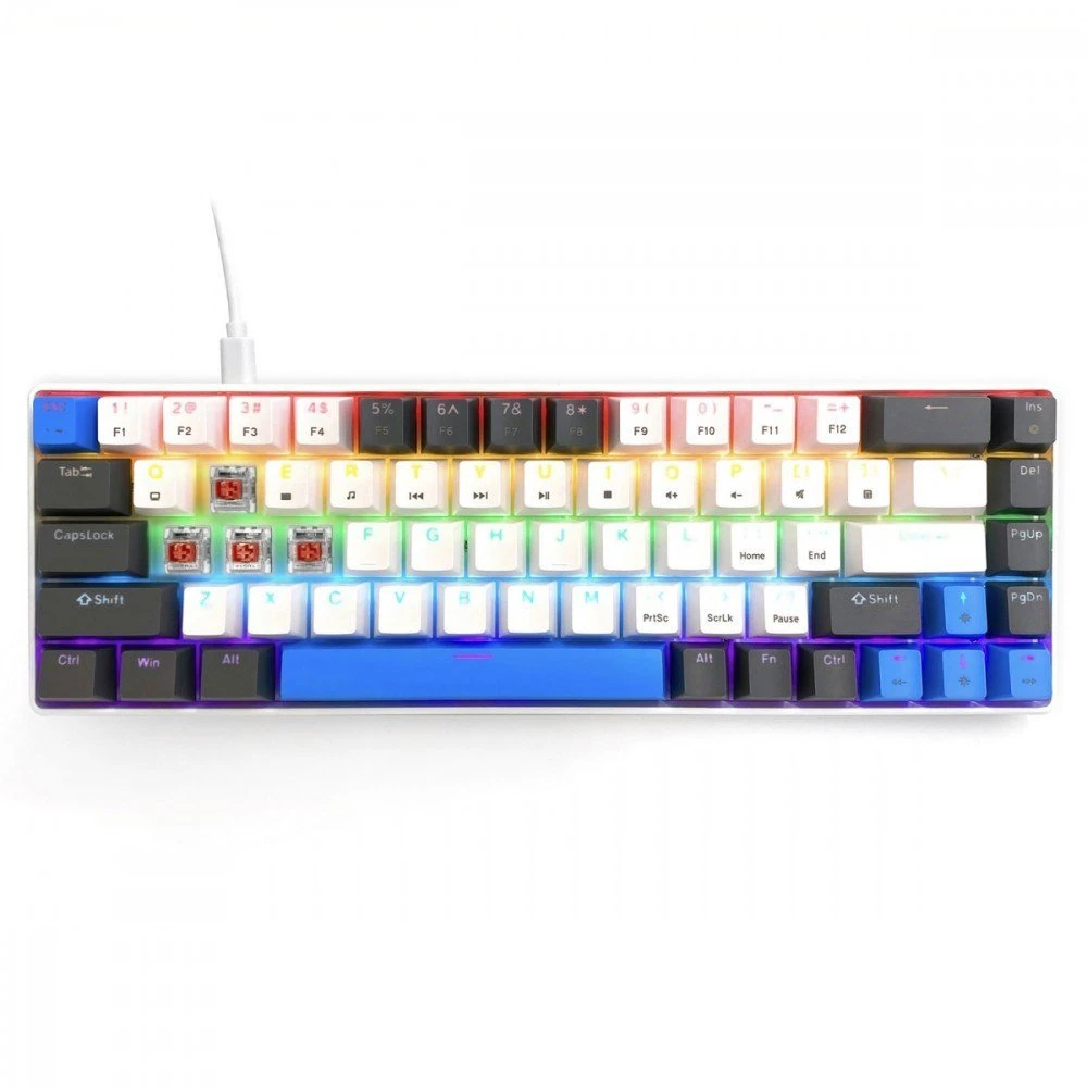 Media tech Mechaninė klaviatūra 60% Raudonas CORE MX60 MT1259