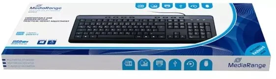 Klaviatūra MediaRange Multimedia QWERTY GR (MROS102-GR)