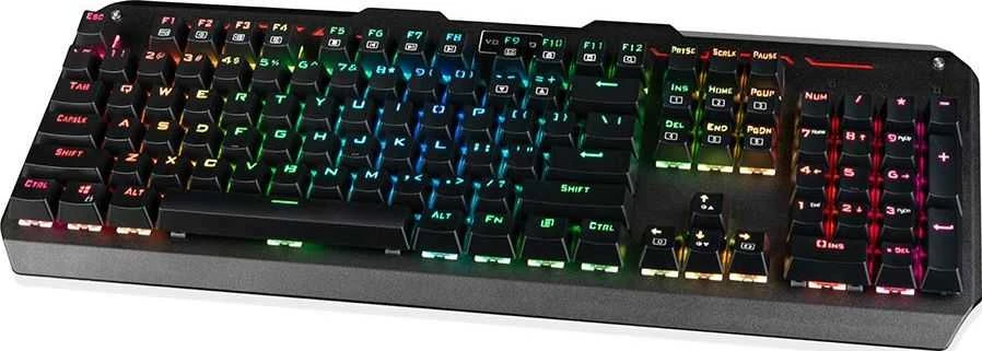 Klaviatūra Modecom Volcano Hammer Outemu Mėlyna (K-MC-HAMMER-U-Mėlynas-RGB-DE)