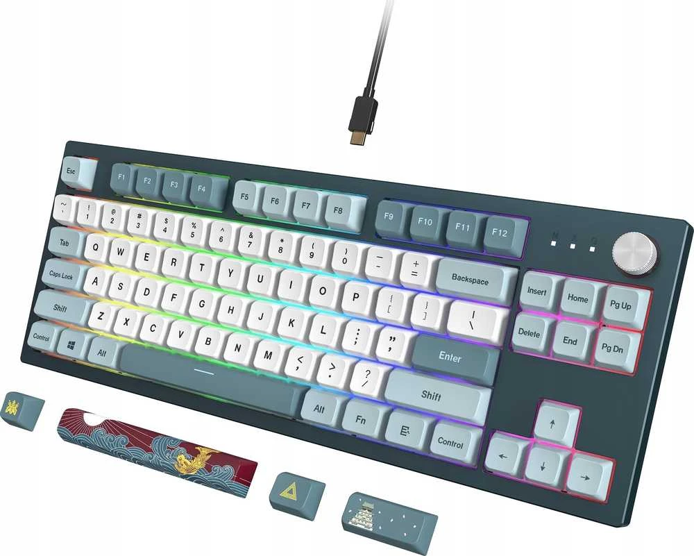 Montech MKey TKL Freedom Klaviatūra žaidimams – GateronG Pro 2.0 Brown (US išdėstymas)