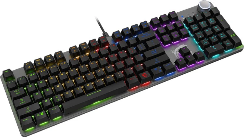 MSI FORGE GK-320 Raudonas Klaviatūra žaidimams, verkabelt