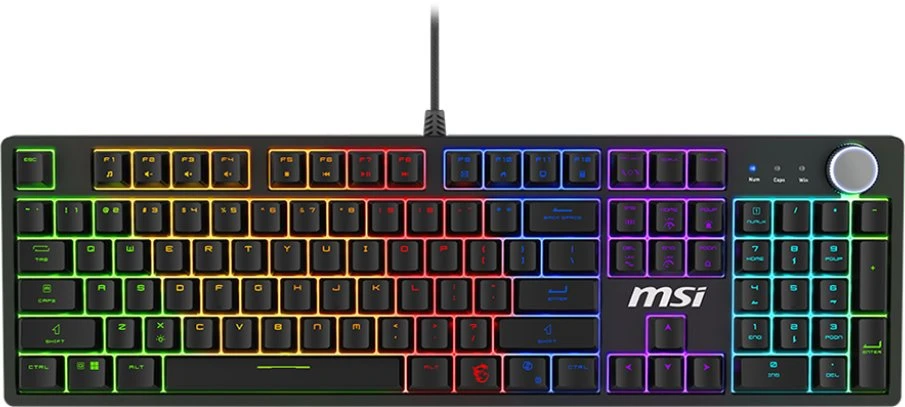 MSI FORGE GK-320 Raudonas Klaviatūra žaidimams, verkabelt