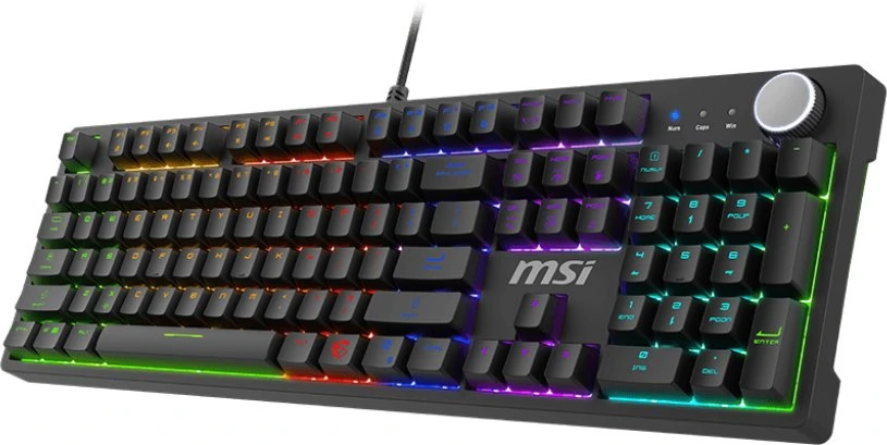 MSI FORGE GK-320 Raudonas Klaviatūra žaidimams, verkabelt