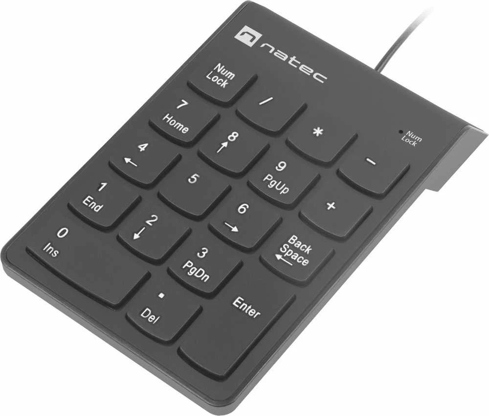 NATEC NUMERIC Klaviatūra GOBY 2 USB Juodas