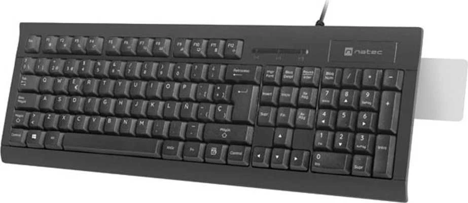 NATEC NKL-2052 klaviatūra Biuras USB QWERTY Ispanas Juoda
