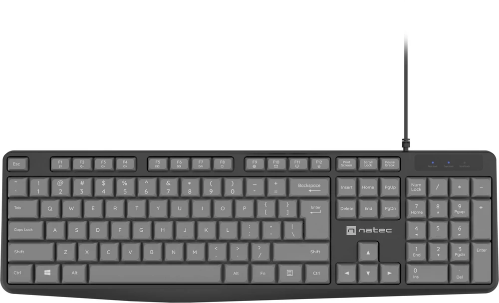 Natec Klaviatūra, Nautilus, US išdėstymas, Slim