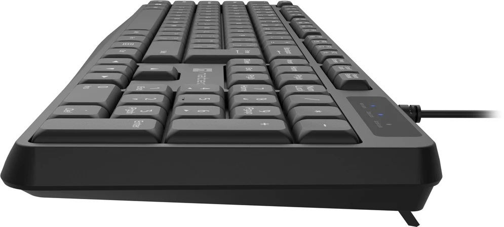 NATEC Klaviatūra Nautilus US slim juodas