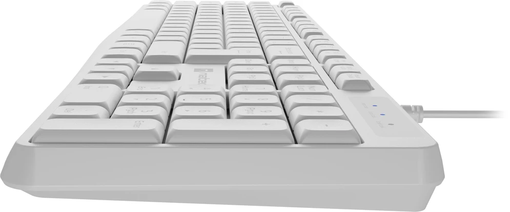 NATEC Klaviatūra Nautilus US slim baltas
