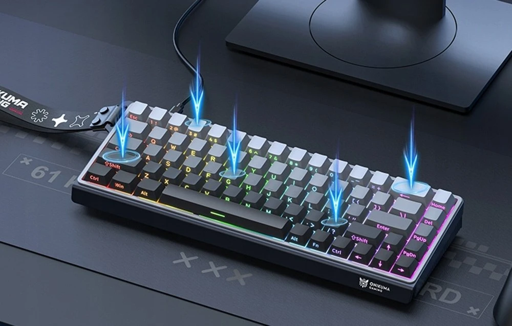 ONIKUMA G69 Klaviatūra (juodas) (QWERTY)