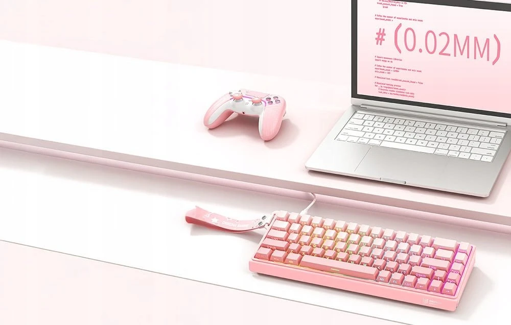 ONIKUMA G69 Klaviatūra (pink) (QWERTY)