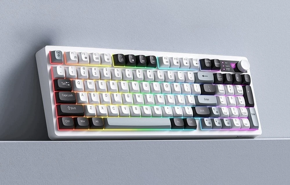 Onikuma MT902 2.4G Klaviatūra žaidimams (Juodas and Baltas)