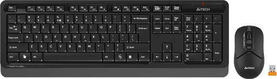 Rinkinys Klaviatūra su pele A4Tech Fstyler FG1012 belaidė juoda