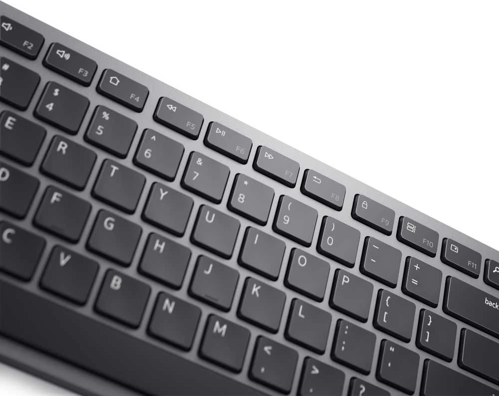 Dell Premier Multi-Device Klaviatūra ir pelė | KM7321W | Klaviatūros ir pelės rinkinys | Wireless | Ukrainian | Titanium Gray | 2.4 GHz, Bluetooth 5.0
