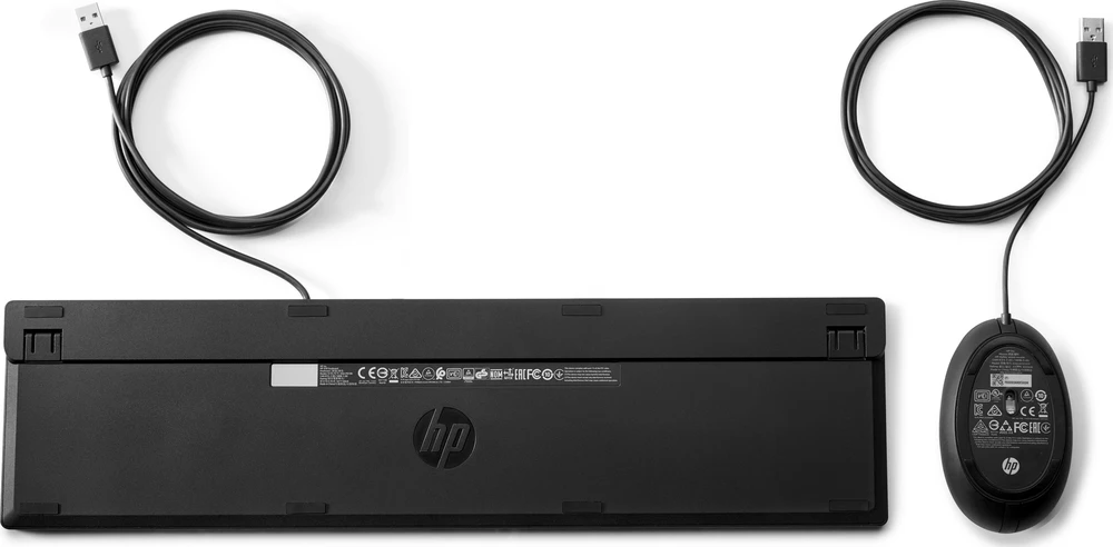 Hewlett Packard (HP) HP 320MK USB su laidu Pelė Klaviatūra Combo - Juodas - US/RUS