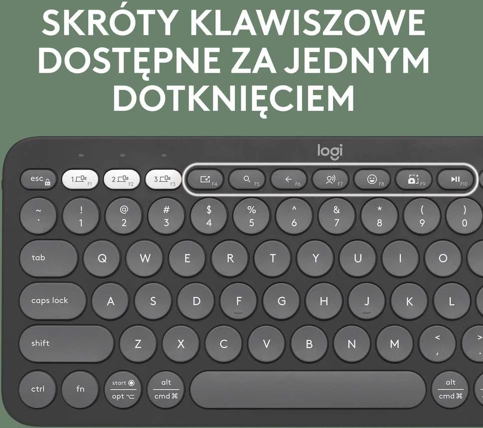 Klaviatūra ir pelė Logitech Pebble 2 Combo for Mac, grafito spalvos, US išdėstymas