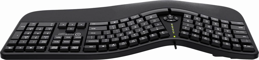 Powerton ERGO LANA ergonominė klaviatūra su laidine (USB) CZ/SK, pele