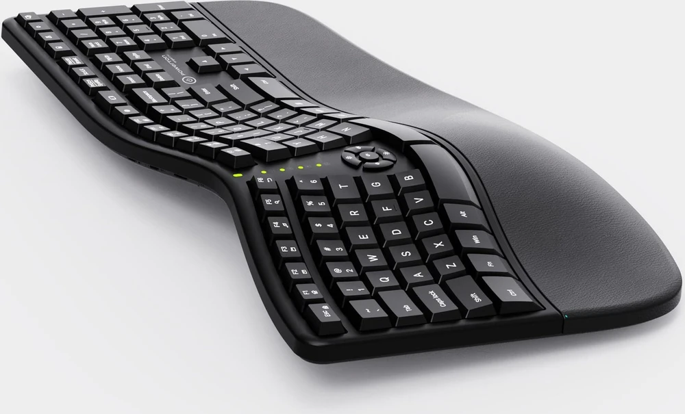 Powerton ERGO LANA ergonominė klaviatūra su laidine (USB) CZ/SK, pele